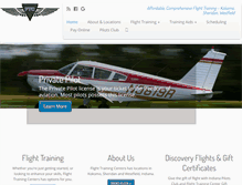 Tablet Screenshot of flighttrainingcenters.com